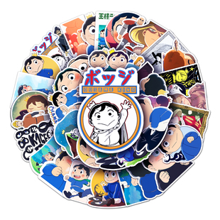 100张国王排名贴纸波吉王子治愈可爱日漫卡通人物图案装饰贴画摩托车电动车平板电脑充电宝耳机手机防水贴纸