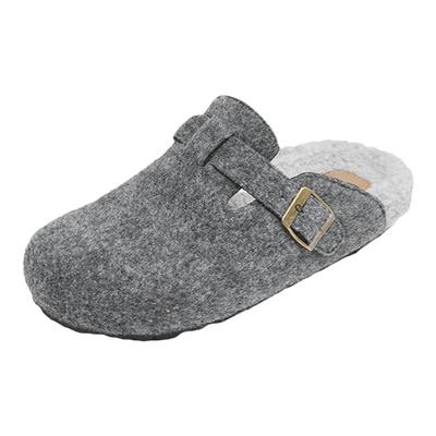 达芙妮厚底勃肯鞋女毛毛半拖鞋子