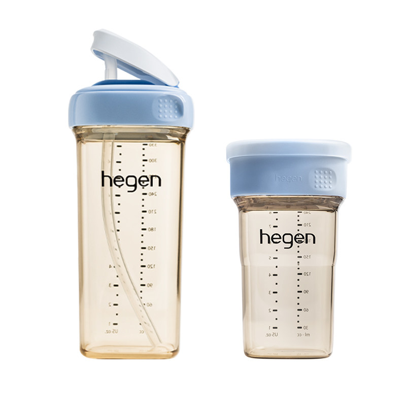 【自营】Hegen海格恩PPSU吸管杯喝水杯高颜值便携吸管学饮杯组合