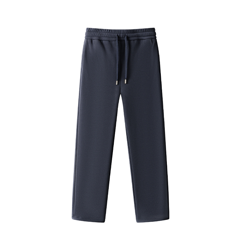 雪中飞男士新款蚕丝羊毛保暖卫裤2025秋冬御寒防风百搭宽松休闲裤