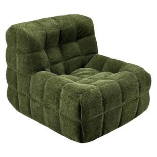 华夫格沙发Compressed sofa雪尼尔压缩客厅简约布艺沙发懒人沙发