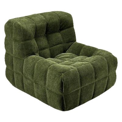 华夫格沙发Compressed sofa雪尼尔压缩客厅简约布艺沙发懒人沙发