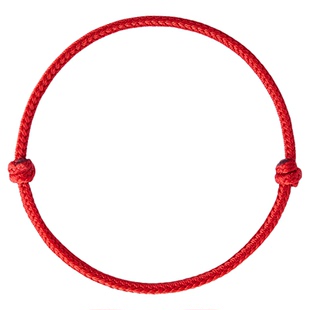 大幂幂同款小红绳手链女本命年红手绳平安手绳手工编织绳幸运手绳