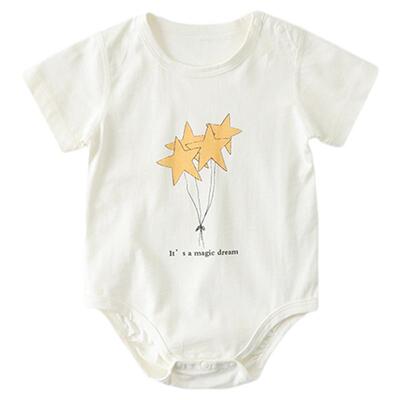 【折扣款】考拉鼻鼻包屁衣婴儿夏季轻薄连体衣宝宝三角爬服小美好