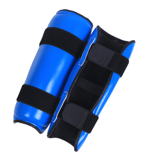 亚润散打护腿成人护具拳击格斗运动训练比赛护小腿泰拳搏击护腿套