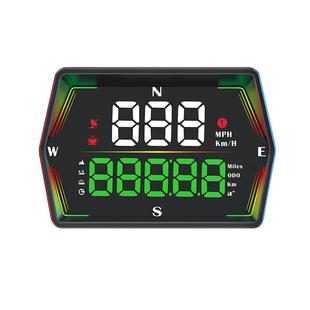 HUD抬头显示器汽车通用速度表车载智能车速表GPS北斗仪表盘一体机