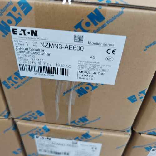 议价伊顿穆勒NZMN3-AE630电子式保护塑壳断路器原装正品非MOELLER