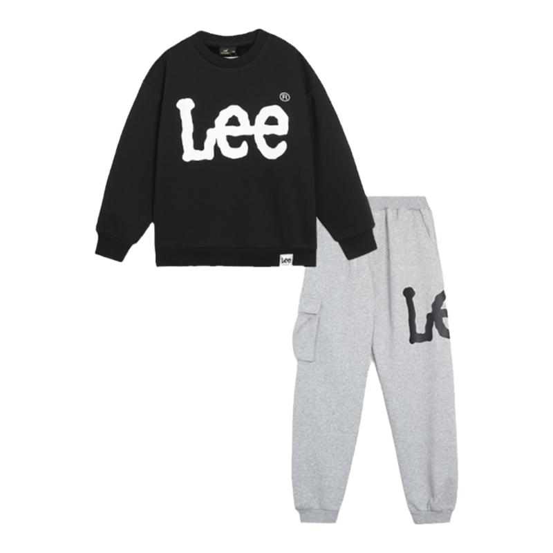 Lee儿童休闲加绒加厚卫衣套装