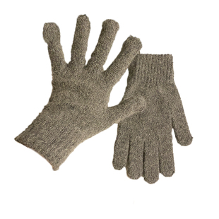 红色兔毛针织毛线手套女2025年秋冬季防风加厚保暖防寒冻五指骑行