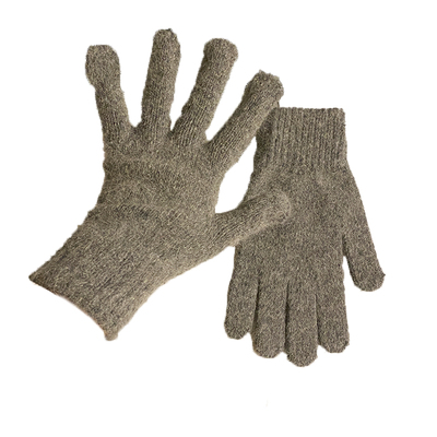 红色兔毛针织毛线手套女2025年