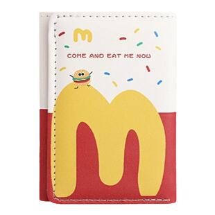 「M记麦麦」麦门便携收纳三折儿童钱包校园卡女身份证大容量卡包