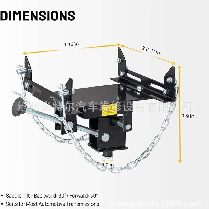 11卧式3吨千斤顶加厚托盘低位托架工改装汽修运送大车新款变速箱
