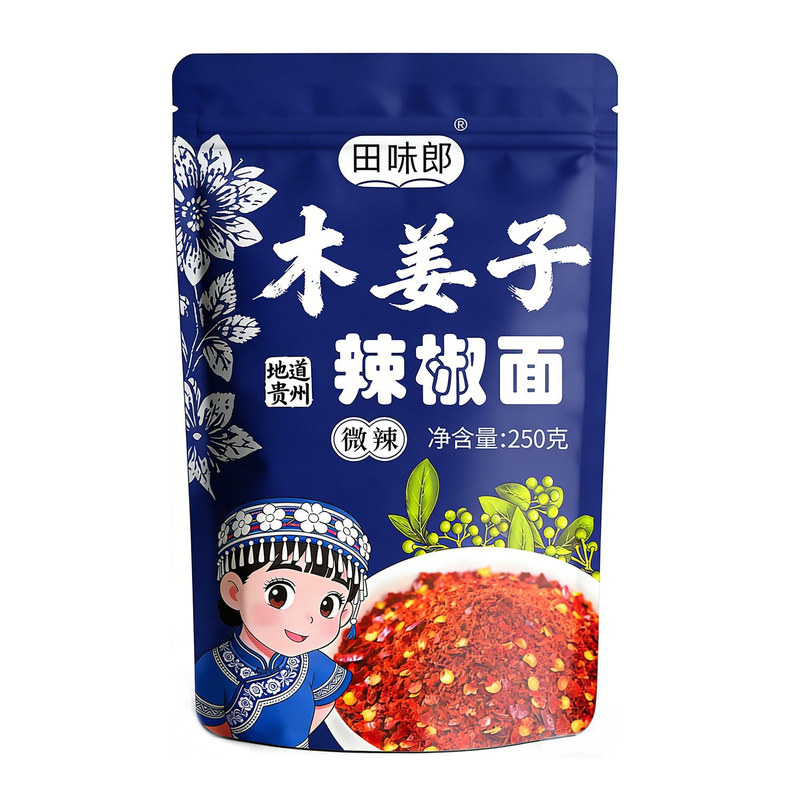 田味郎贵州鲜花椒辣椒面木姜子辣椒面火锅蘸水料辣椒粉烧烤蘸料粉
