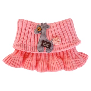 2025冬季宝宝围巾女孩脖套针织加厚防风可爱儿童保暖围脖男孩护颈