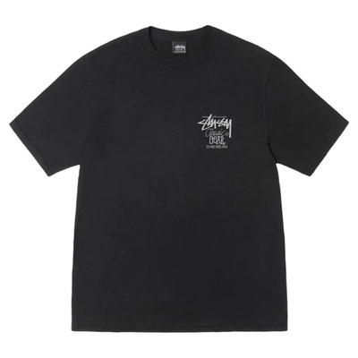 Stussy25SS字母logo水洗短袖T恤