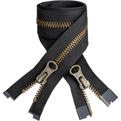 YKK5号古铜齿单头双头拉链