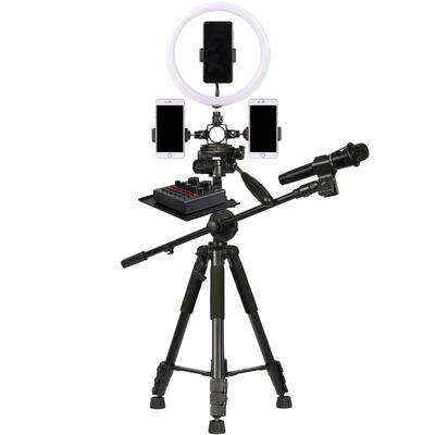 手机直播支架补光灯自拍杆三脚架