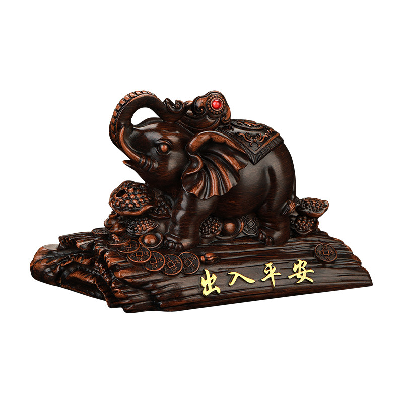 大象车载香水摆件带停车号码牌