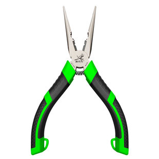 鑫功夫工业级斜口钳铬钒钢丝钳子多功能省力尖嘴钳钓鱼钳家用套装