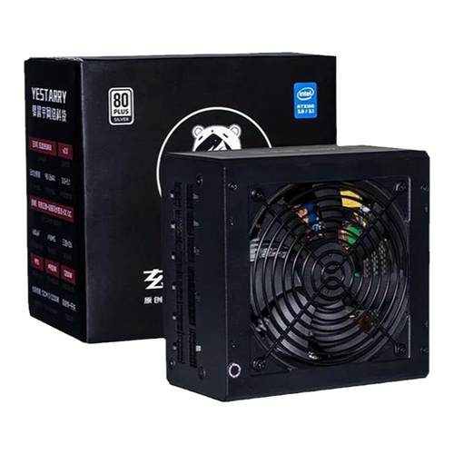 驿晨宇玄武850K电脑电源850W全模组静音白色台式机ATX尘雨科技