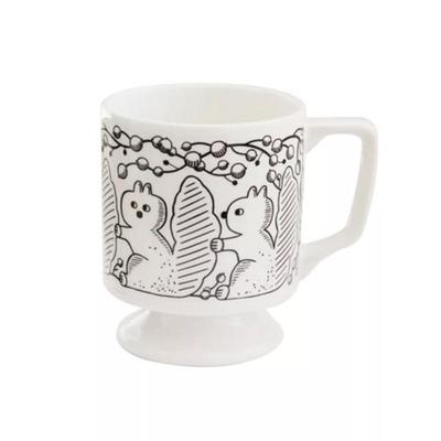 韩国复古一人食咖啡杯碟小众