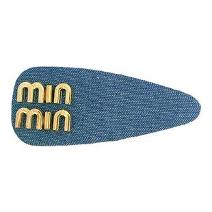 小红书同款miu系发夹女轻奢网红侧边刘海夹无痕BB夹发卡夹子发饰