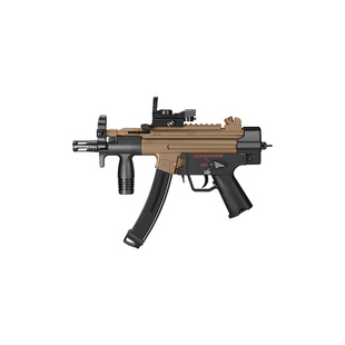 悍迪MP5k电动A3单连发青少年短突玩具枪真人CS吃鸡模型男孩发射器