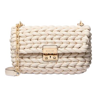 MKTribeca翠贝卡编织单肩包