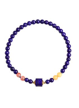 天然青金石蜜蜡南红手链女款小众精致轻奢手串原创高颜值补水女生