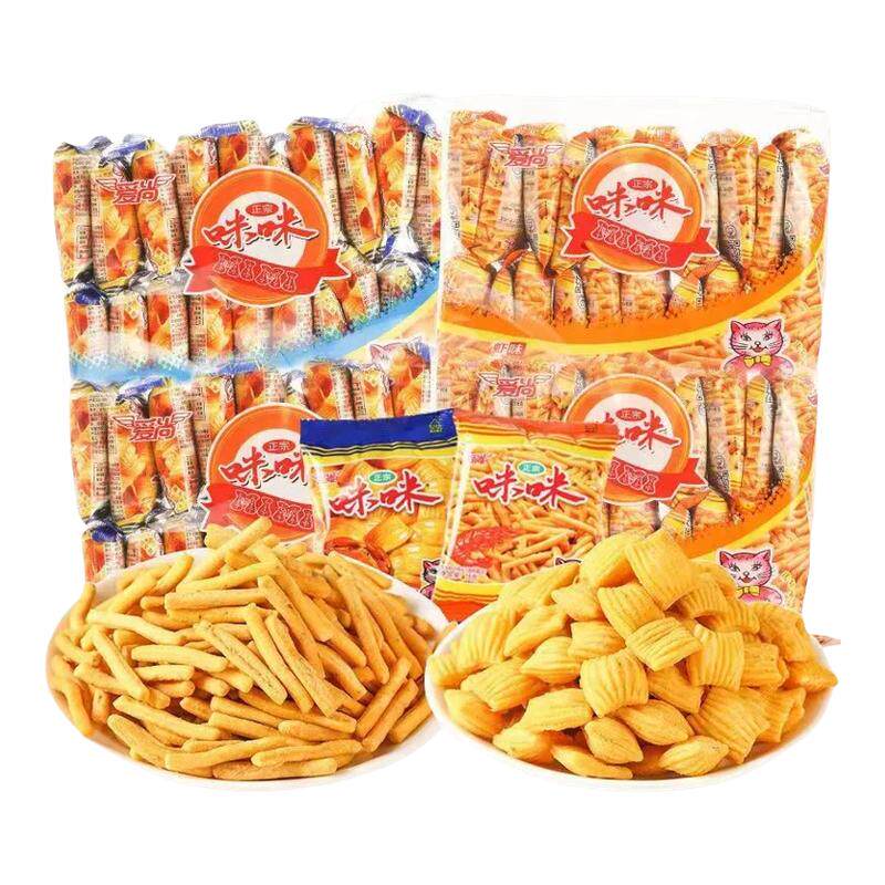 爱尚咪咪虾条蟹味粒童年怀旧零食