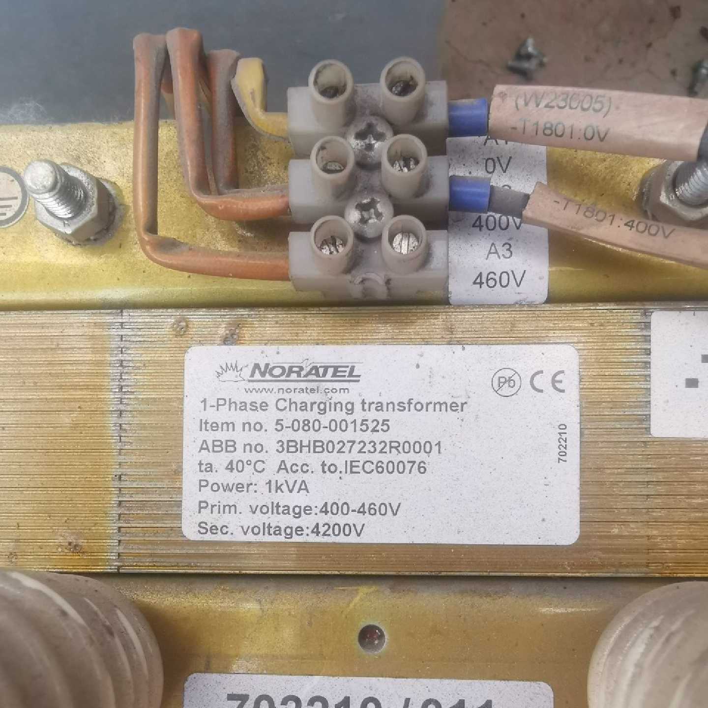 议价ABB变压器TRAFOTEK 3BHB027232R0001 prim.400-460V sec.4200 - 实物图