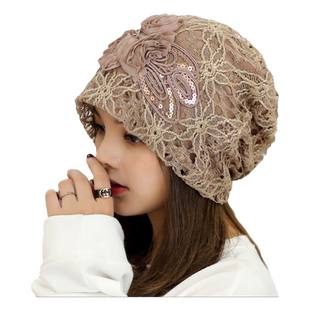 化疗后女士帽开颅手术后专用帽子适合光头戴的头套夏季包头帽妈妈