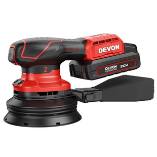 大有20V锂电砂纸机2101无刷集尘打磨机木材家具木工抛光机圆砂机