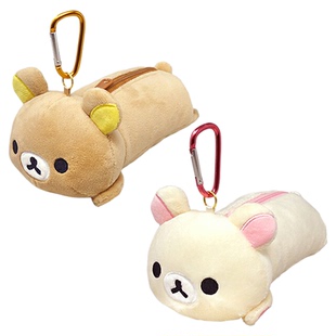 现货日本正版Sanx轻松熊毛绒公仔零钱包趴趴熊妹熊哥挂件玩偶礼物