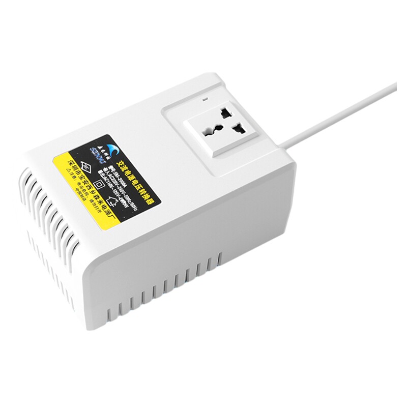 变压器220V转110V100v120v美国日本台湾电源 电压转换器 白色新款
