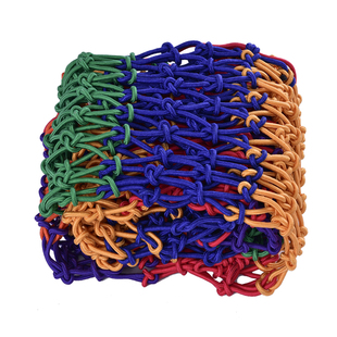 室外耐晒彩色安全网阳台防护网雪场围网吊桥护网儿童防坠网装饰网