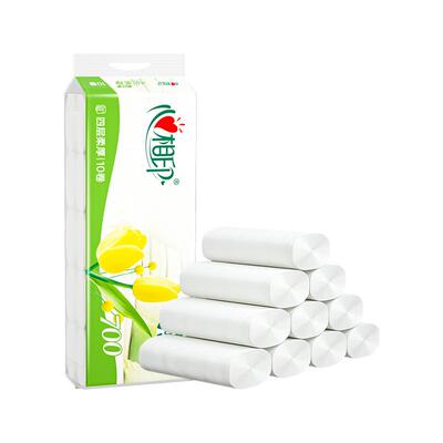 心相印卷纸4层1提10卷卫生纸