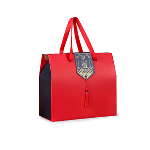 新年年货通用包装盒香肠腊肉礼盒坚果特产盒年货大礼包盒批发定制