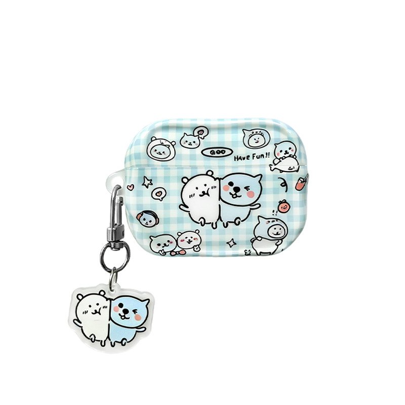 苹果AirPods4代Pro3亮面软壳