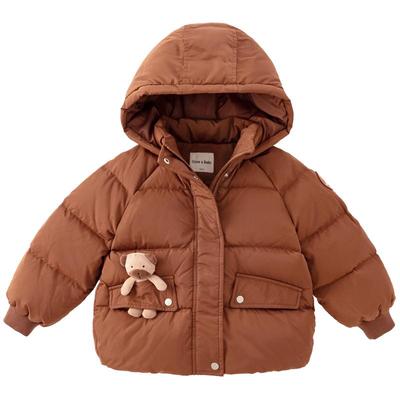 戴维贝拉男童中大童羽绒服