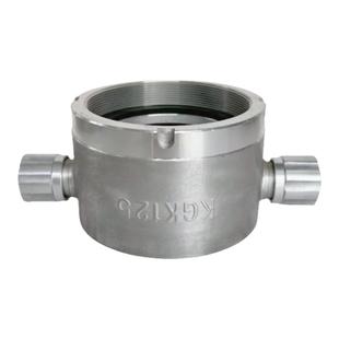 KGK快速雌雄管牙闷盖堵头100/125/150消防车取水口泵浦大口径接头