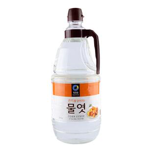 整箱包邮韩国进口清净园白糖稀2.45kg/瓶*6瓶烘培泡菜牛轧糖专用