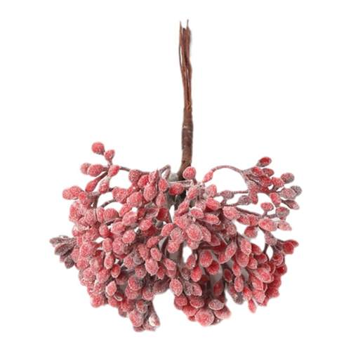 森系仿真绿植小浆果 DIY手工花环配件花墙头饰胸花草帽花装饰假花