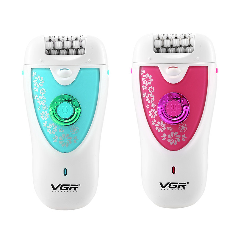 VGR通用电动剃毛器女士充电式拔毛器手持家用脱毛仪眉毛修剪器