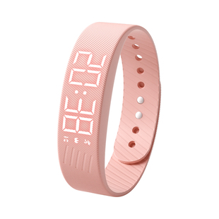 初中生手环手表女款只看时间的震动闹钟女生小学生儿童电子表女孩