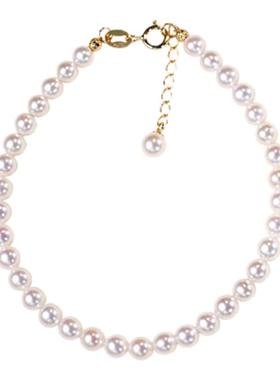 珍珠手链女轻奢小众高级感银手饰