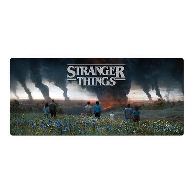 怪奇物语strangerthings周边高清鼠长款电脑垫子锁边加厚防滑鼠垫