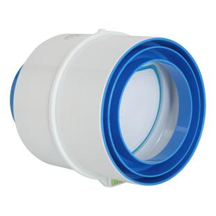 卫生间止逆阀75/110pvc管道厕所换气扇浴霸通风口烟管单向止回阀