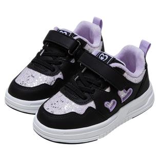 富罗迷女童板鞋儿童鞋子2025新款冬季女款软底加厚女孩白色运动鞋