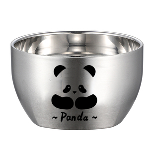 不锈钢碗316不锈钢儿童吃饭碗带盖汤碗小学生2025新款双层小碗